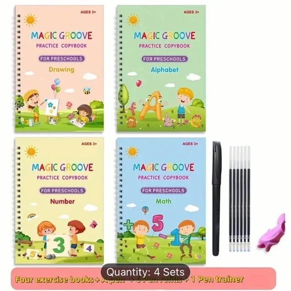 Magic Groove Practice Copybook Set - Picture 1 of 5